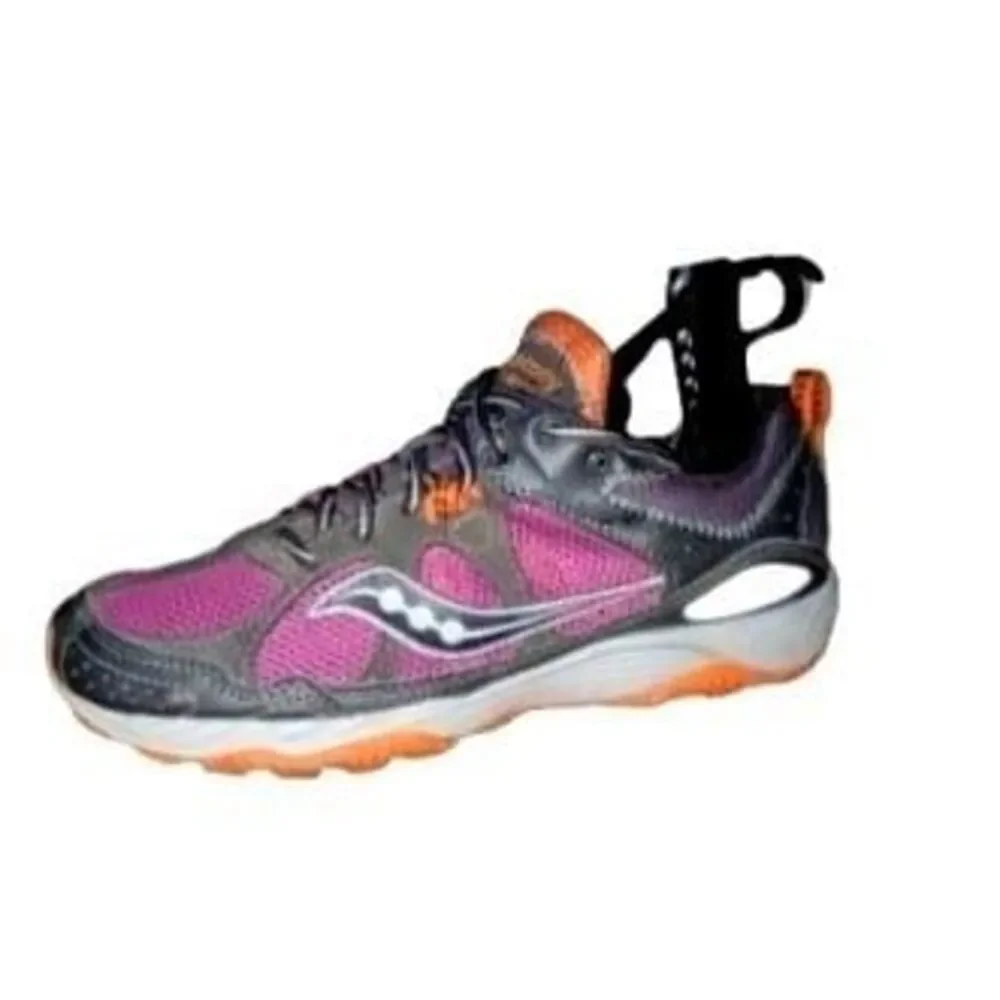 Saucony Women's Sneakers Grey 6 Pink Adapt Trail Running Shoes 6